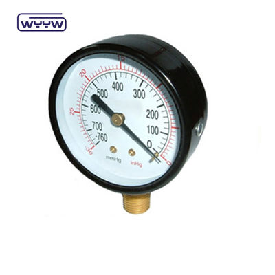 jakość  Steel Vacuum Pressure Gauge Manometer Bottom Mount WYYW fabryka