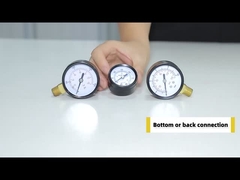 Czarny stolik ekonomiczny miernik ciśnienia Dural Scale 50mm Miernik ciśnienia powietrza