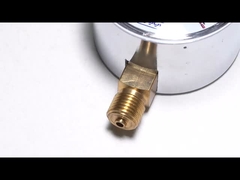 90mbar Kapsuła Ciśnienioznacznik Czarna stal Niskie 60 mm Manometr typu Bellow