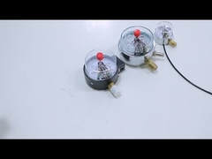 NO+NO Czarna stalowa obudowa 1.6MPa 100mm 380V Manometr kontaktowy elektryczny Manometr ciśnienia AC