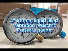 4" 100mm 0~2,5MPa/0~1MPa Chromowana obudowa i chromowana ramka,