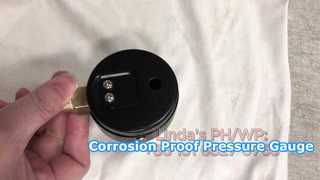 Manometr promieniowy. Spiralny typ Bourdona, odpowiedni do bardzo wysokich ciśnień