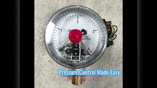 Elektryczny manometr kontaktowy 4" 100 mm