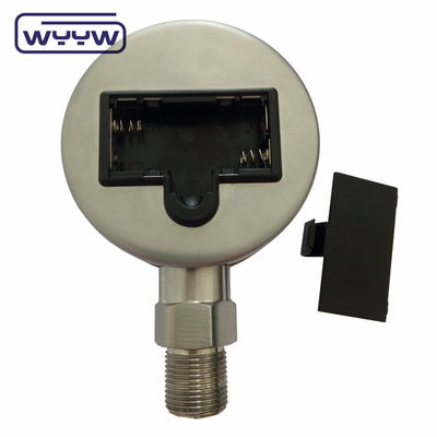 Całkowity miernik ciśnienia ze stali nierdzewnej 1000 psi 80 mm Bateria Precision Digital Manometer Gauge