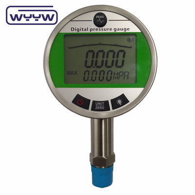 Pięciocyfrowy cyfrowy miernik ciśnienia 100 mm wysokiej dokładności z akumulatorem LCD