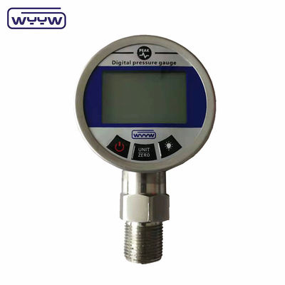 Cyfrowy manometr ciśnienia gazu ze stali nierdzewnej 65 mm z 4-5 cyfrowym wyświetlaczem LCD