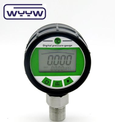 65mm 80mm 100mm cyfrowy manometr ciśnienia z gumową osłoną butów