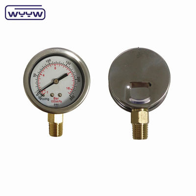 1/8&quot; NPT mini miernik ciśnienia sprężarka powietrza hydrauliczny miernik próżni manometr