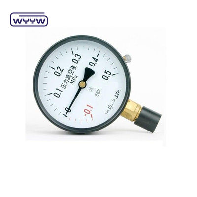 10,6%Fs -30inhg Prężnik próżniowy -1-0 Mpa 100mm Manometr ciśnienia ujemnego