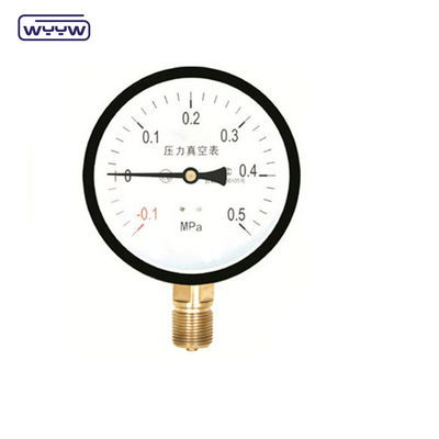 10,6%Fs -30inhg Prężnik próżniowy -1-0 Mpa 100mm Manometr ciśnienia ujemnego