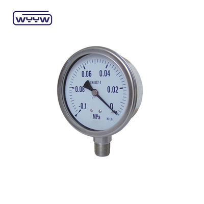 100 mm Instrumenty pomiarowe ciśnienia próżniowego OEM ODM OBM