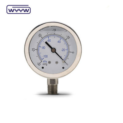 100 mm Instrumenty pomiarowe ciśnienia próżniowego OEM ODM OBM