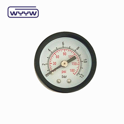 Pudełko z tworzyw sztucznych podwójne pomiar ciśnienia próżniowego, montaż z tyłu 1 1/2 &quot; 40MM -1bar-0bar Pudełko ze stali