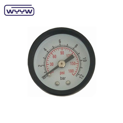 Pudełko z tworzyw sztucznych podwójne pomiar ciśnienia próżniowego, montaż z tyłu 1 1/2 &quot; 40MM -1bar-0bar Pudełko ze stali