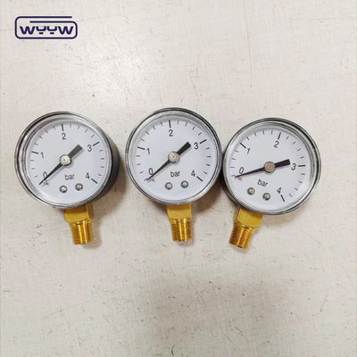 Ciśnieniomierz gazu sprężonego z tworzywa sztucznego o średnicy 40 mm