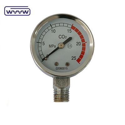 Komercyjny miernik ciśnienia regulator ciśnienia użyć gazu ziemnego 50mm manometru dostawcy miernika ciśnienia CO2