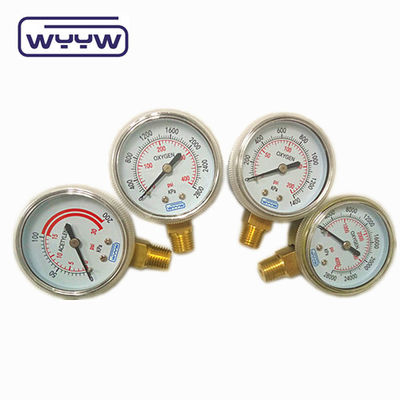 Komercyjny miernik ciśnienia regulator ciśnienia użyć gazu ziemnego 50mm manometru dostawcy miernika ciśnienia CO2