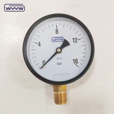 Chińscy producenci Wysoka jakość Sprzedaż 6 cali 150mm 1,6MPa G1/2&quot; Gazowy i ciekły miernik ciśnienia