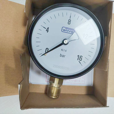 Producent hurtownik 100mm 1/2 &quot;bsp dno 0-16bar kl1.6 tani miernik ciśnienia