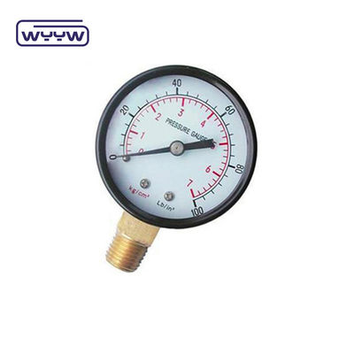 Wysokiej jakości 50mm, sucha miernika ciśnienia wysokiej czarnej stalowej obudowy hydrauliczny miernik ciśnienia miernik ciśnienia powietrza