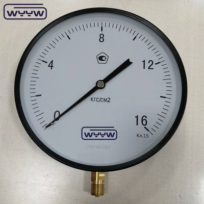 250MM Ciężka rurka z burdonu wysokiej precyzji ruch miernika ciśnienia 16kgf/cm2
