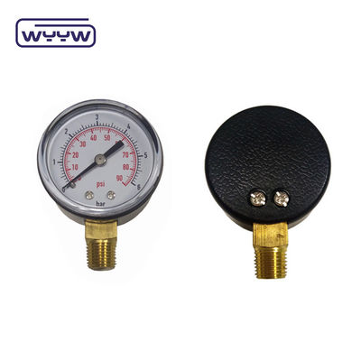 OEM 50 mm średnica 0-15 PSI 0-1 bar 1/4 NPT mierniki ciśnienia
