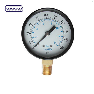 WYYW 100 mm obudowa żelazna MS manometr podłączenia dolnego 16bar