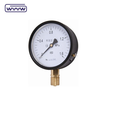 WYYW 100 mm obudowa żelazna MS manometr podłączenia dolnego 16bar
