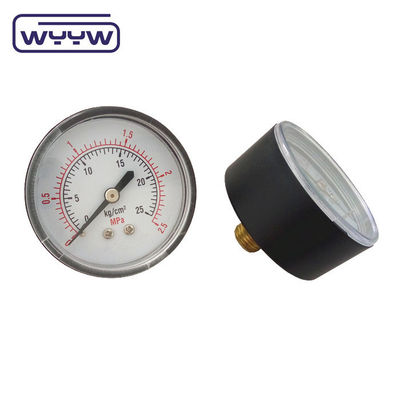 Chiński manometr ciśnienia cena fabryczna 1,5&quot; 40mm 0-3.5bar manometr gazu osiowego z tworzywa sztucznego