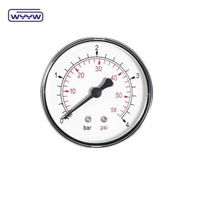 Chiński manometr ciśnienia cena fabryczna 1,5&quot; 40mm 0-3.5bar manometr gazu osiowego z tworzywa sztucznego