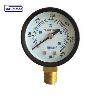 konfigurowalny tylny montaż 150 psi sprzedaż gorąca 60mm manometr ogólny M12X1.5 powietrze 10 bar miernika ciśnienia