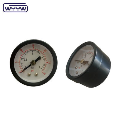 40mm Osiowy Bar Psi Pompy powietrznej Manometru ciśnienia