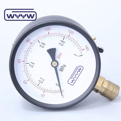 100 mm Wodny ogólny manometr ciśnienia handlowego Manometr