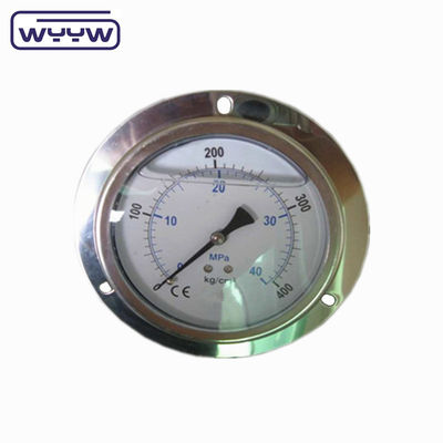 wysokiej jakości hydrauliczny miernik ciśnienia EN837-1 z przednią flansą