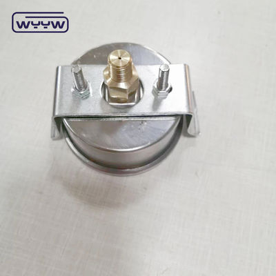 ss304 hydrauliczny gniazdo 1/4&quot; bsp 2,5&quot; osiowy wypełniony płynem gabaryt ciśnienia zacisku
