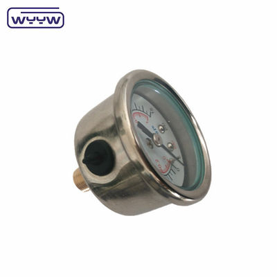 40mm ceneter z tyłu OEM 1/4&quot; bsp npt 1,5 cala twarz gliceryna wypełniony miernik ciśnienia