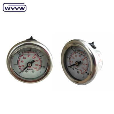 40mm ceneter z tyłu OEM 1/4&quot; bsp npt 1,5 cala twarz gliceryna wypełniony miernik ciśnienia