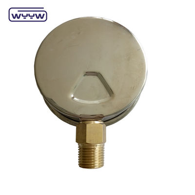 Hydrauliczne płynne glicerynę wypełnione bar 100mm dolne 3/8&quot; BSP 1/2&quot;G mierniki ciśnienia EN837-1