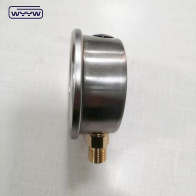 Stal nierdzewna 63 mm połączenie promieniowe oleju glicerynowego wypełnione 600 bar hydrauliczne miernik ciśnienia