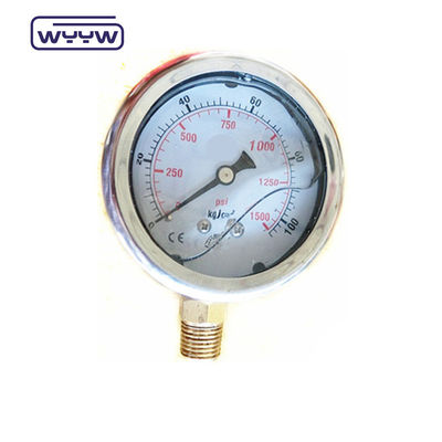 1/8&quot; miernik ciśnienia podłącza NPT 1,5&quot; miernik ciśnienia oleju 40mm