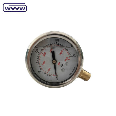 Nowe części 0-400bar hydrauliczny miernik ciśnienia 0-6000psi do sprzedaży
