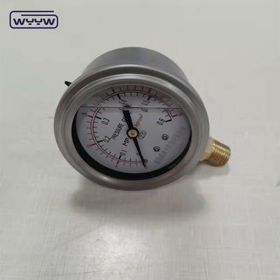 63mm 2,5&quot; hydrauliczny ciśnieniozmierzacz napełniony olejem ze stali nierdzewnej