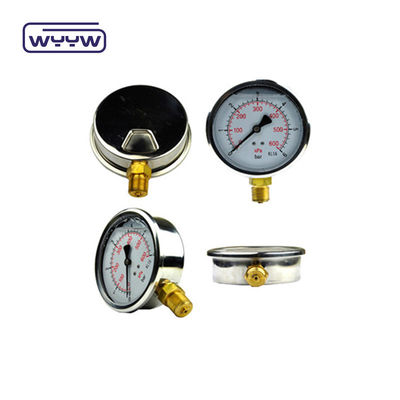 Hydrauliczny manometr ciśnienia przemysłowego 60 mm dla gliceryny