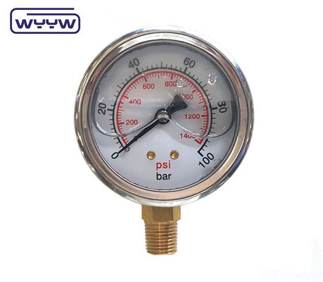 63 mm 0-10bar 150 psi Manometr ciśnienia dla koparki