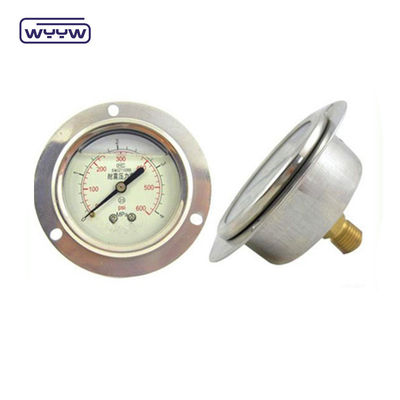 2.5&quot; Bar Psi Flance Type Manometer Manometer Panel Mount
