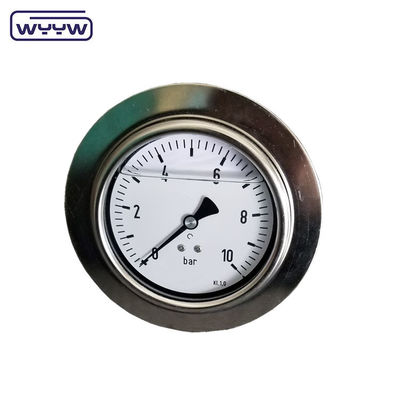 2.5&quot; Bar Psi Flance Type Manometer Manometer Panel Mount