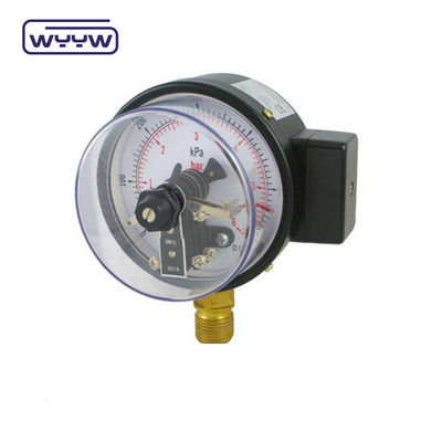 63mm Elektryczny miernik ciśnienia kontaktowego Podłączenie bez oleju