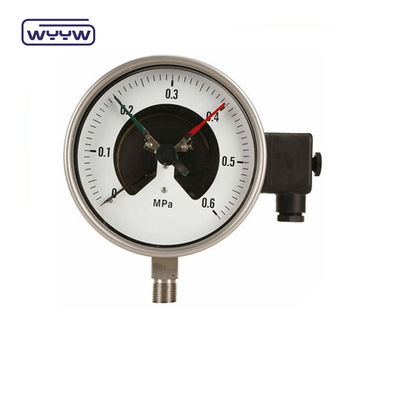 Prężnik rurki ze stali nierdzewnej Bourdon 60 mm Połączenie dolne