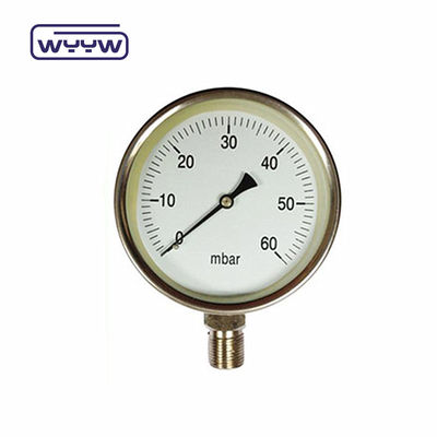 Czarna stal lpg niski miernik ciśnienia kapsuły Specyfikacje niestandardowe 2,5 &quot; 63mm 0-5psi