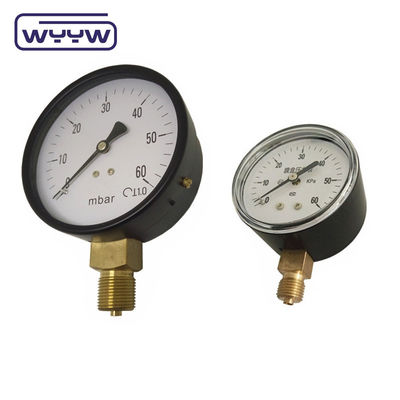 Czarna stal lpg niski miernik ciśnienia kapsuły Specyfikacje niestandardowe 2,5 &quot; 63mm 0-5psi